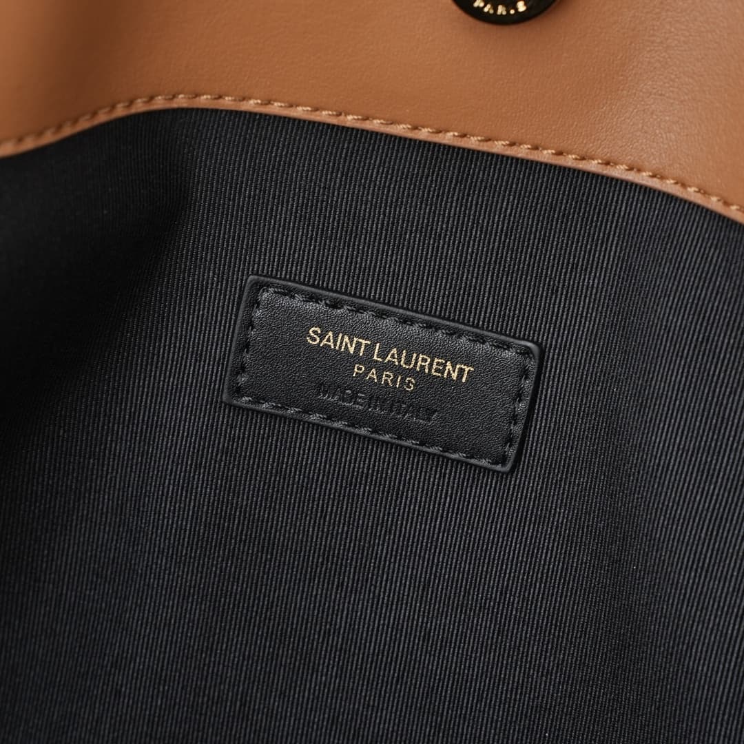 C8715 YSL/Saint Laurent New 4.3 velvet suede shopping bag — image 7