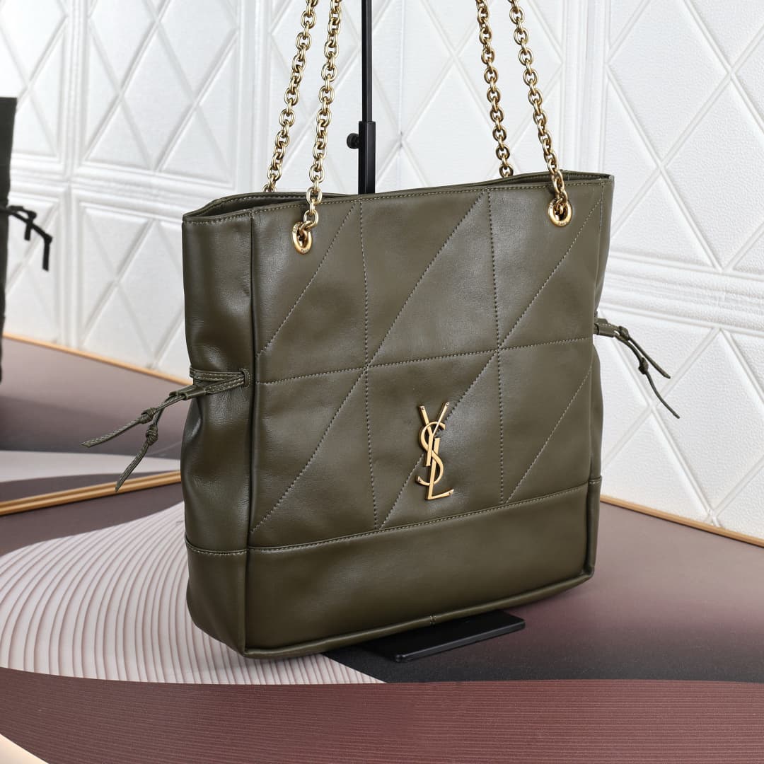 C8713 YSL/Saint Laurent New 4.3 velvet suede shopping bag — image 2