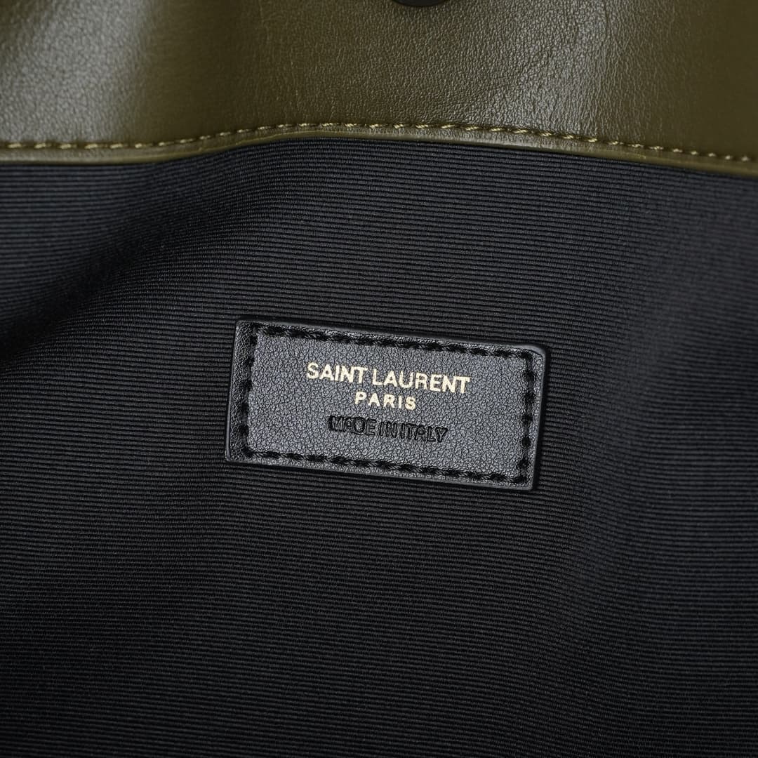 C8713 YSL/Saint Laurent New 4.3 velvet suede shopping bag — image 7