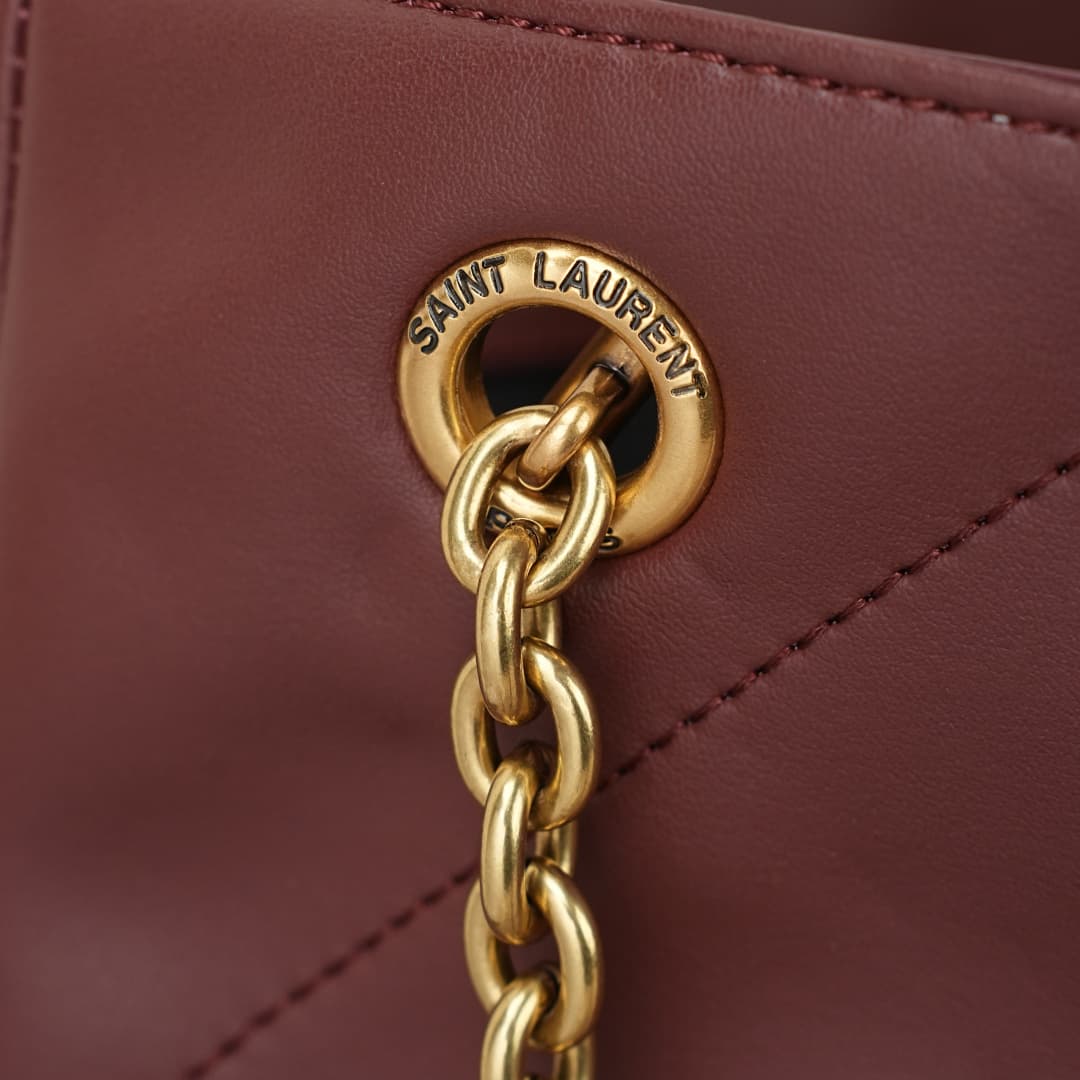 C8712 YSL/Saint Laurent New 4.3 fur-look suede shopping bag — image 6