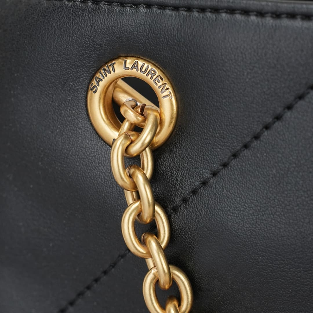 C8711 YSL/Saint Laurent New 4.3 velvet suede shopping bag — image 6