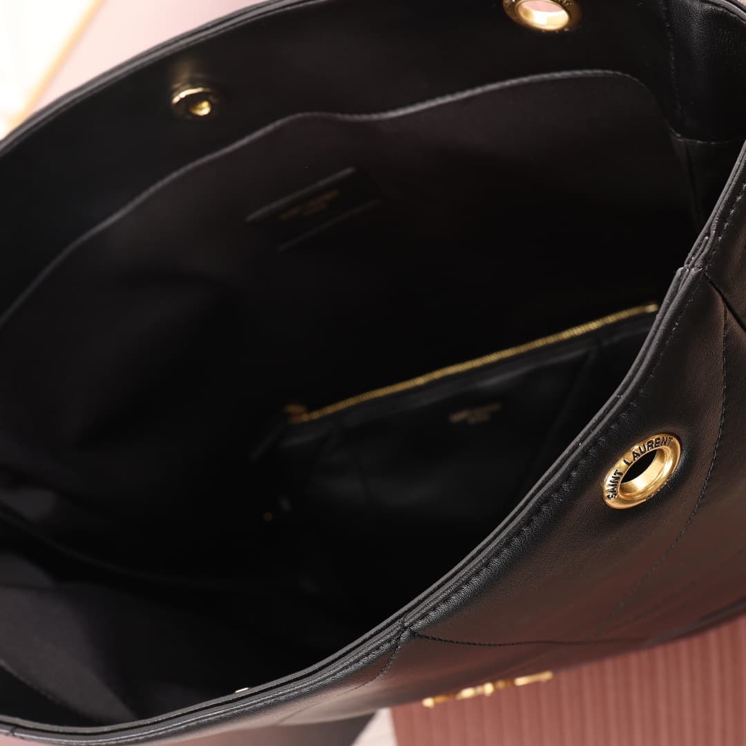 C8711 YSL/Saint Laurent New 4.3 velvet suede shopping bag — image 4