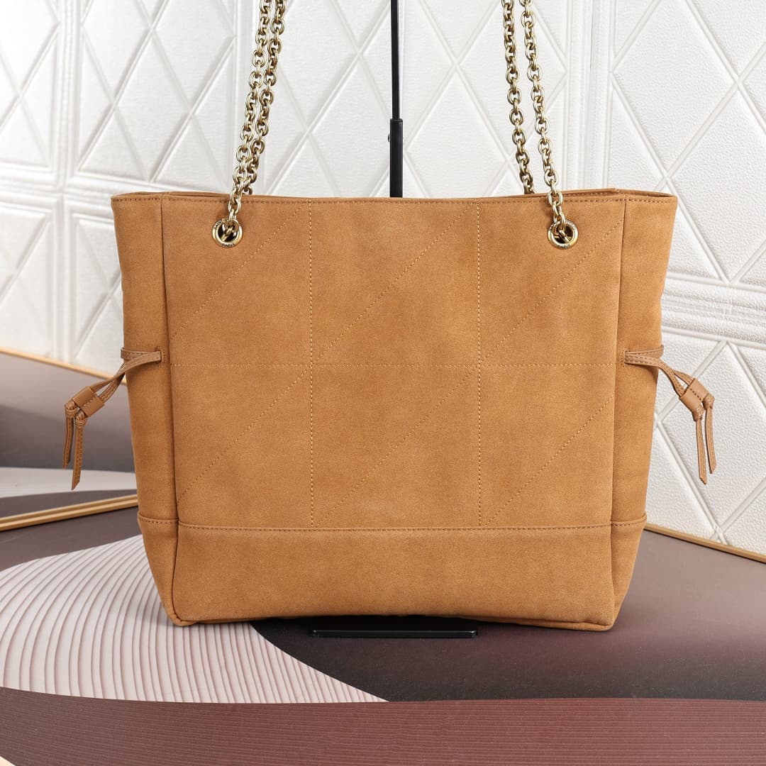 C8709 Clothing YSL/Saint Laurent – New model 4.3, velvet suede shopping bag — image 3