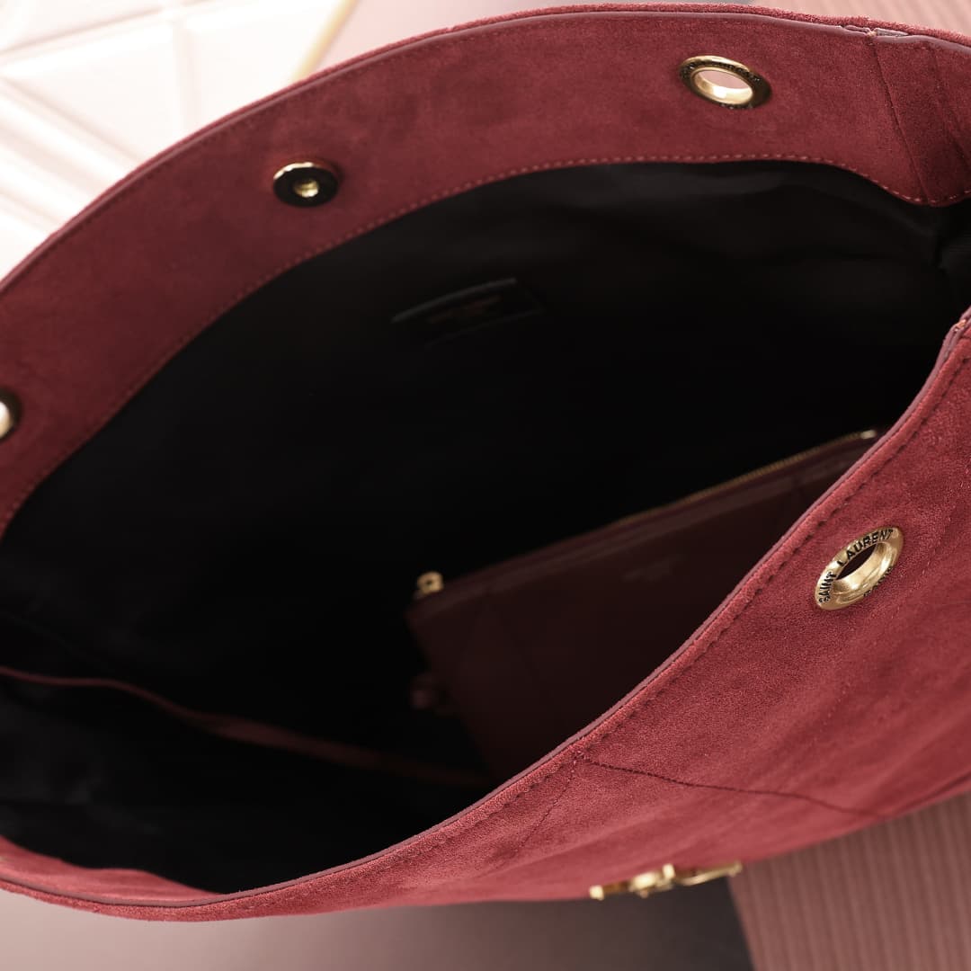 C8708 Clothing YSL/Saint Laurent New Model 4.3 velvet suede shopping bag — image 4