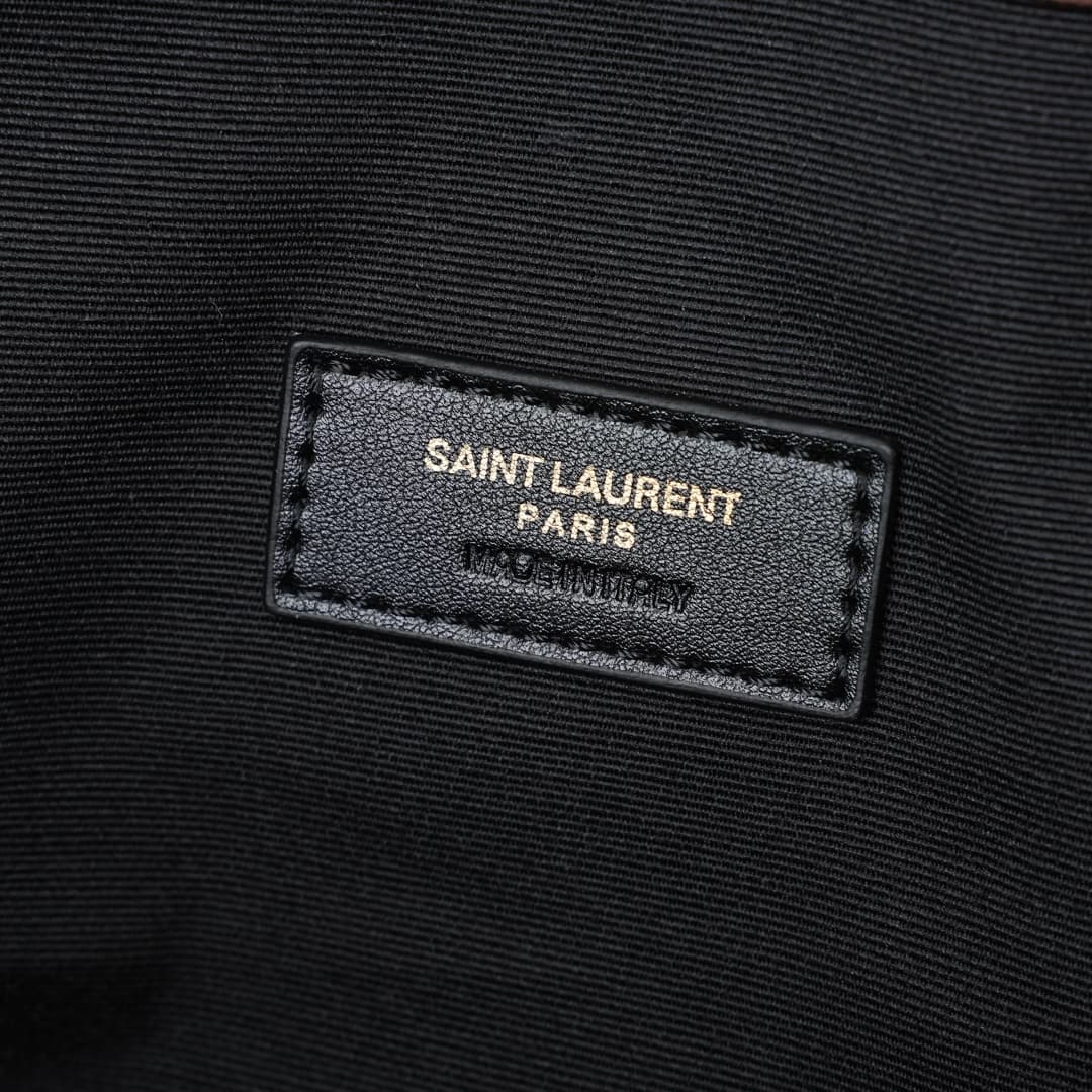 C8707 Clothing YSL/Saint Laurent – New model 4.3, velvet suede shopping bag — image 6