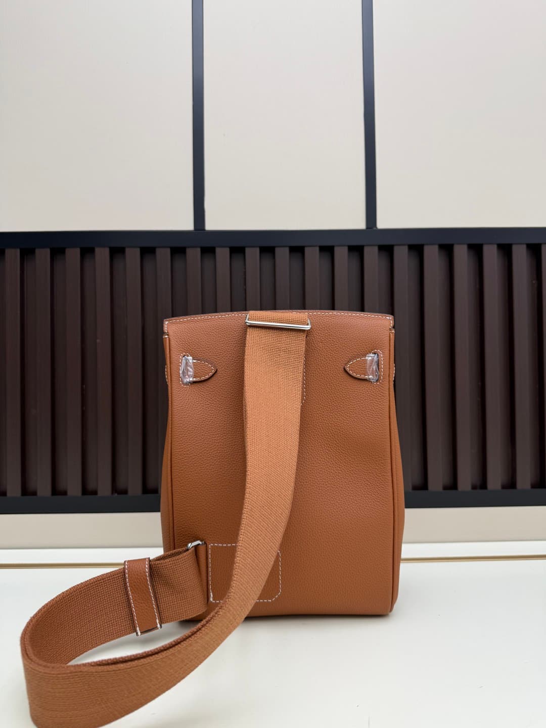 C4759 💰First-grade leather – Hermès Hac a Dos is absolutely amazing. A Birkin-style crossbody bag? Hey, babies! — image 3