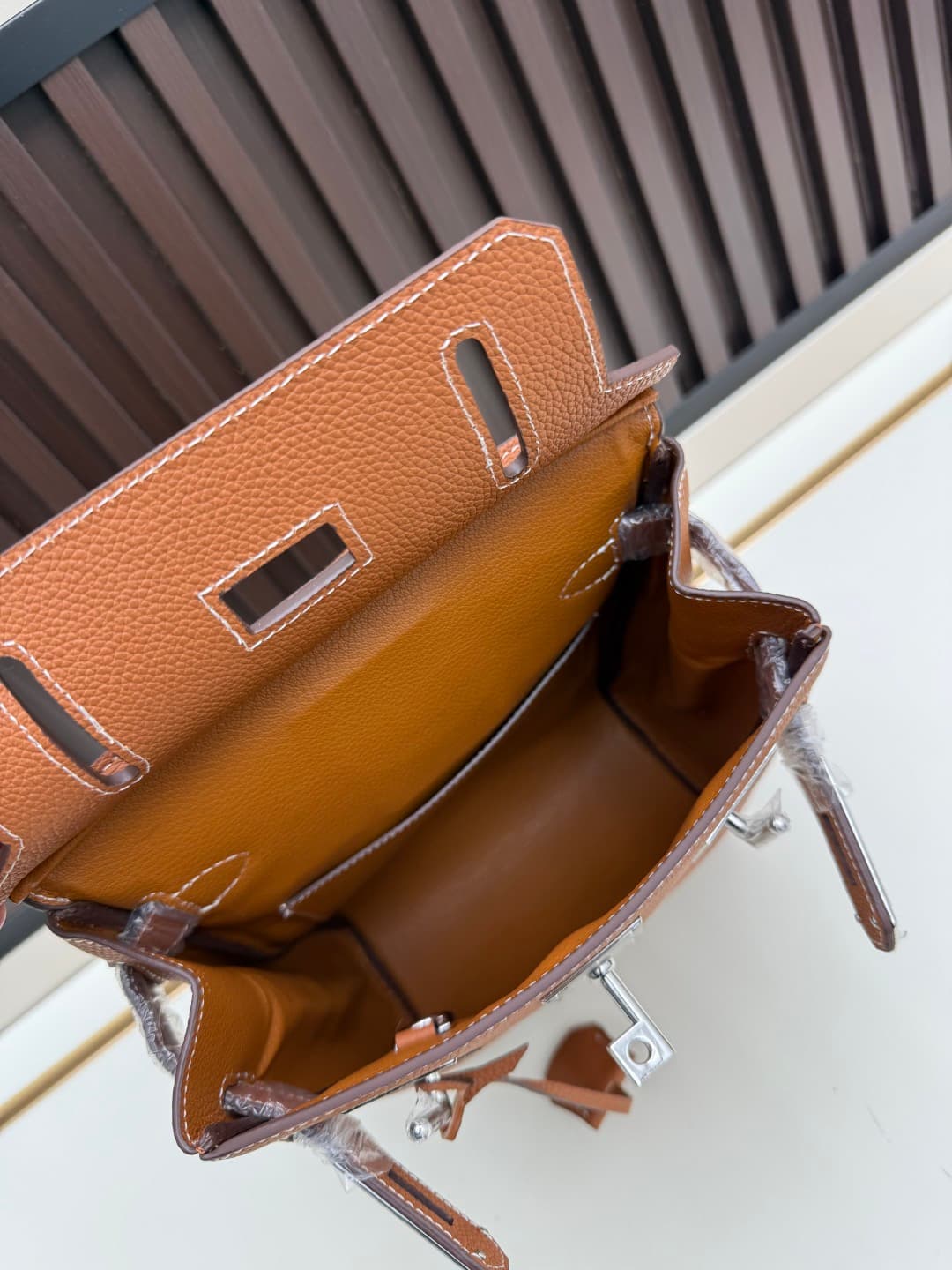 C4759 💰First-grade leather – Hermès Hac a Dos is absolutely amazing. A Birkin-style crossbody bag? Hey, babies! — image 7