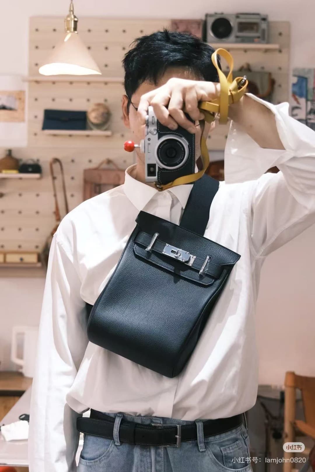 C4748 💰Prime leather – Hermès Hac a Dos is absolutely amazing. A Birkin-style crossbody bag? Hello, babies! — image 6