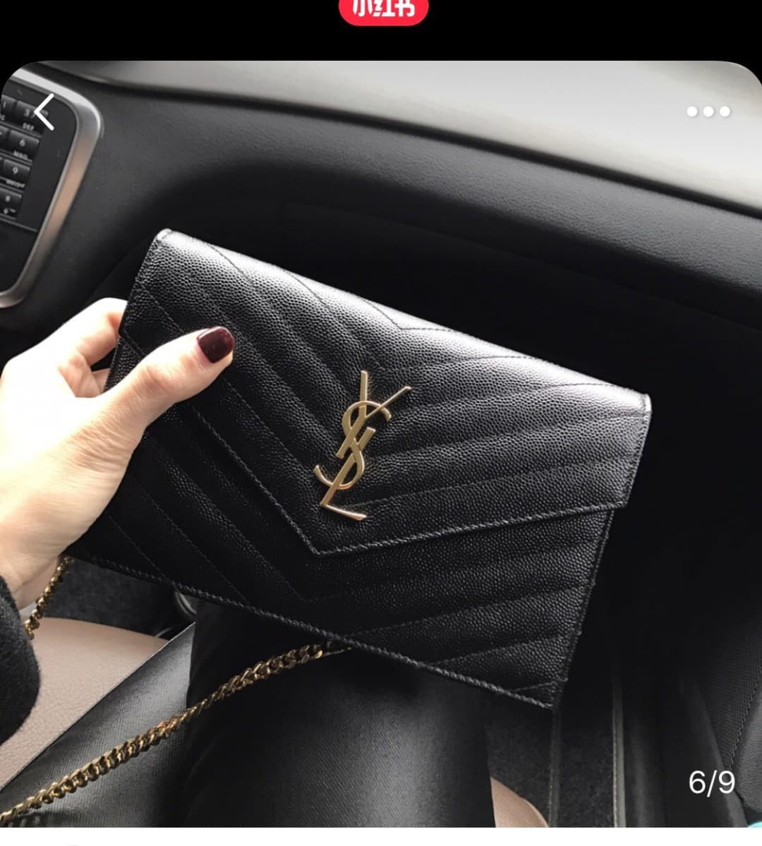 C8655 YSL Saint Laurent has released a hit product 👉 I have to say that (Saint Laurent)💗 The chain bag is extremely popular in the fashion world. This established French luxury brand has a special charm; LOOK doesn’t lack highlights💫! The bag is made from — image 5