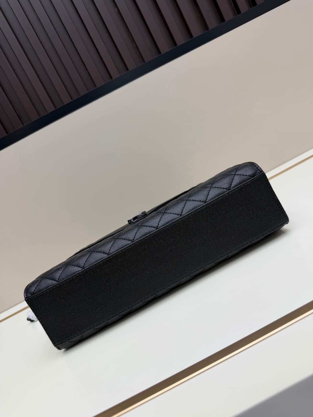 C8652 The latest version of the SaintLaurent&SLP counter in the grid pattern. Exclusive to this store: decorative interlocking metal YSL logo, flawless hardware, authentic ball-shaped details, excellent feel, exquisite craftsmanship. Shoulder bag with cro — image 5