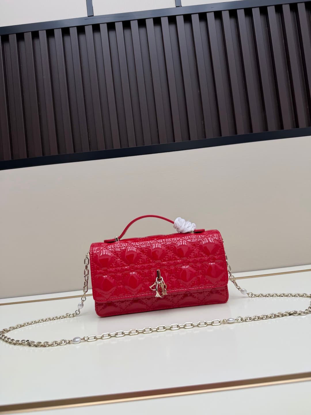 C1885 New small size💰 with box and lacquered leather – summer style🆕 French romance | Dior Lady handbag🌹|||Isn’t everyone aware of the Dior Lady? — image 5