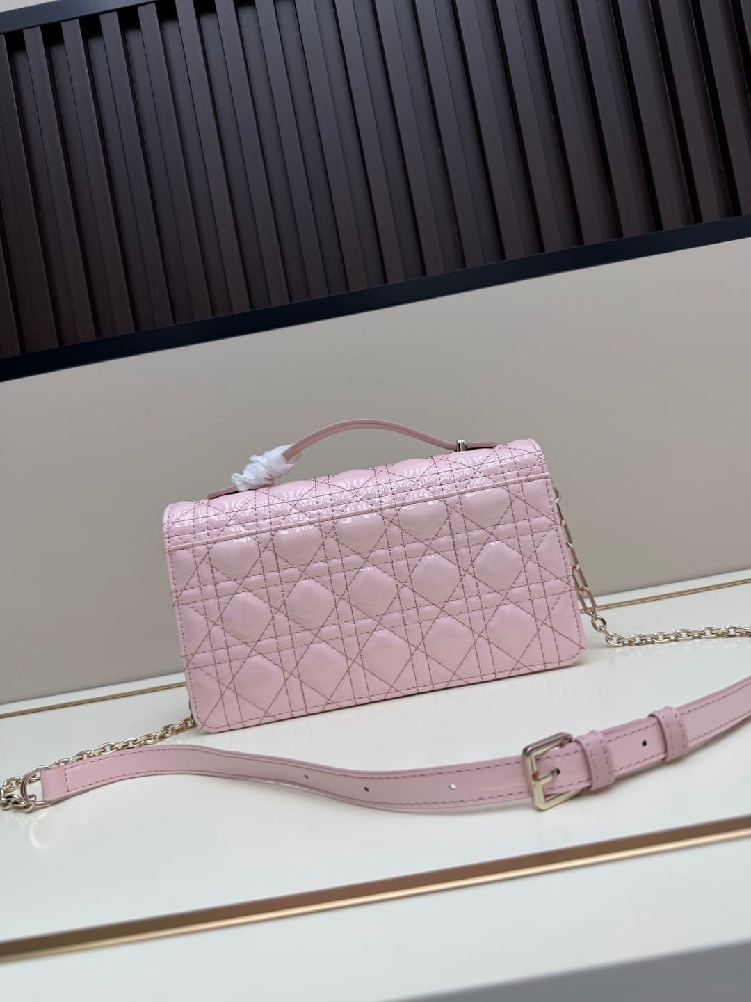 C1881 New large-sized💰 with box lacquered leather – summer style🆕 French romance | Dior Lady handbag🌹||| Isn’t everyone aware of the Dior Lady? — image 3