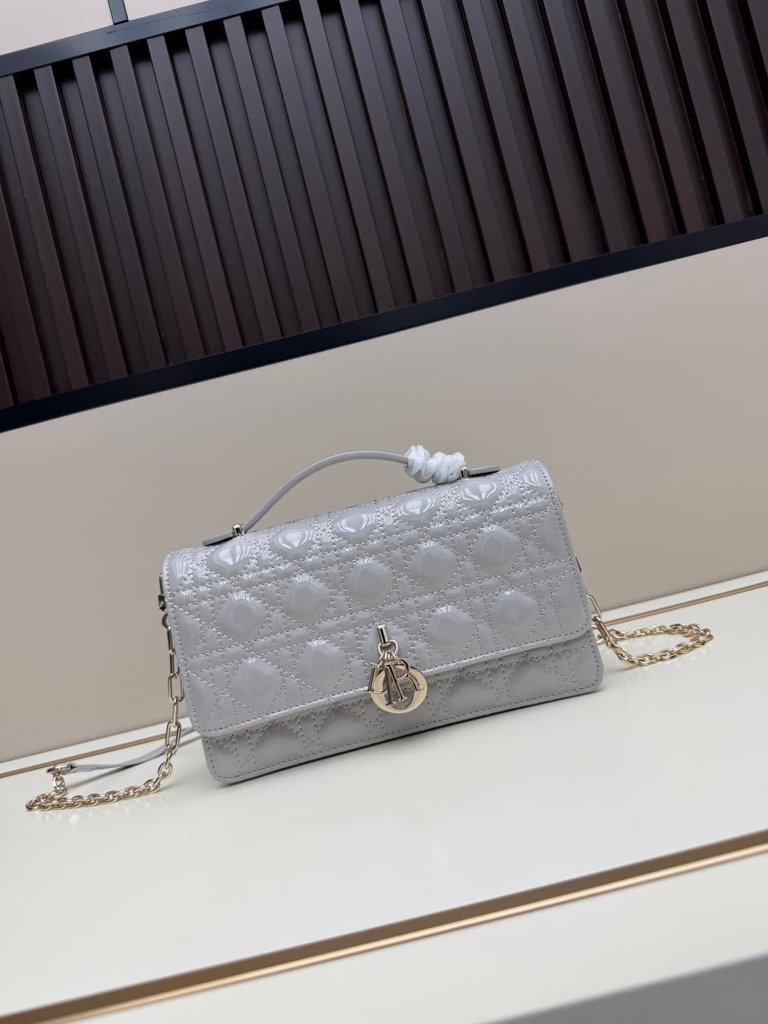 C1877 New large-sized💰 with box lacquer leather – summer style🆕 French romance | Dior Lady handbag🌹||| Isn’t everyone aware of the Dior Lady? — image 2