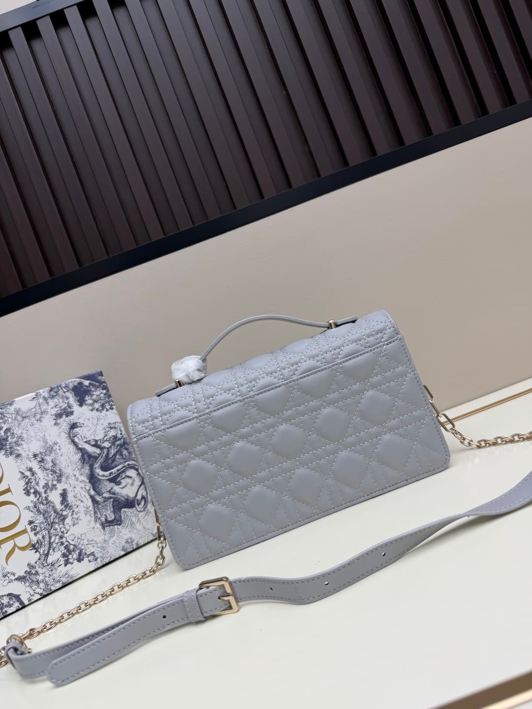 C1869 New large-sized💰 with leather box, summer style🆕 French romance | Dior Lady handbag🌹||| Doesn’t anyone know about the Dior Lady? — image 3