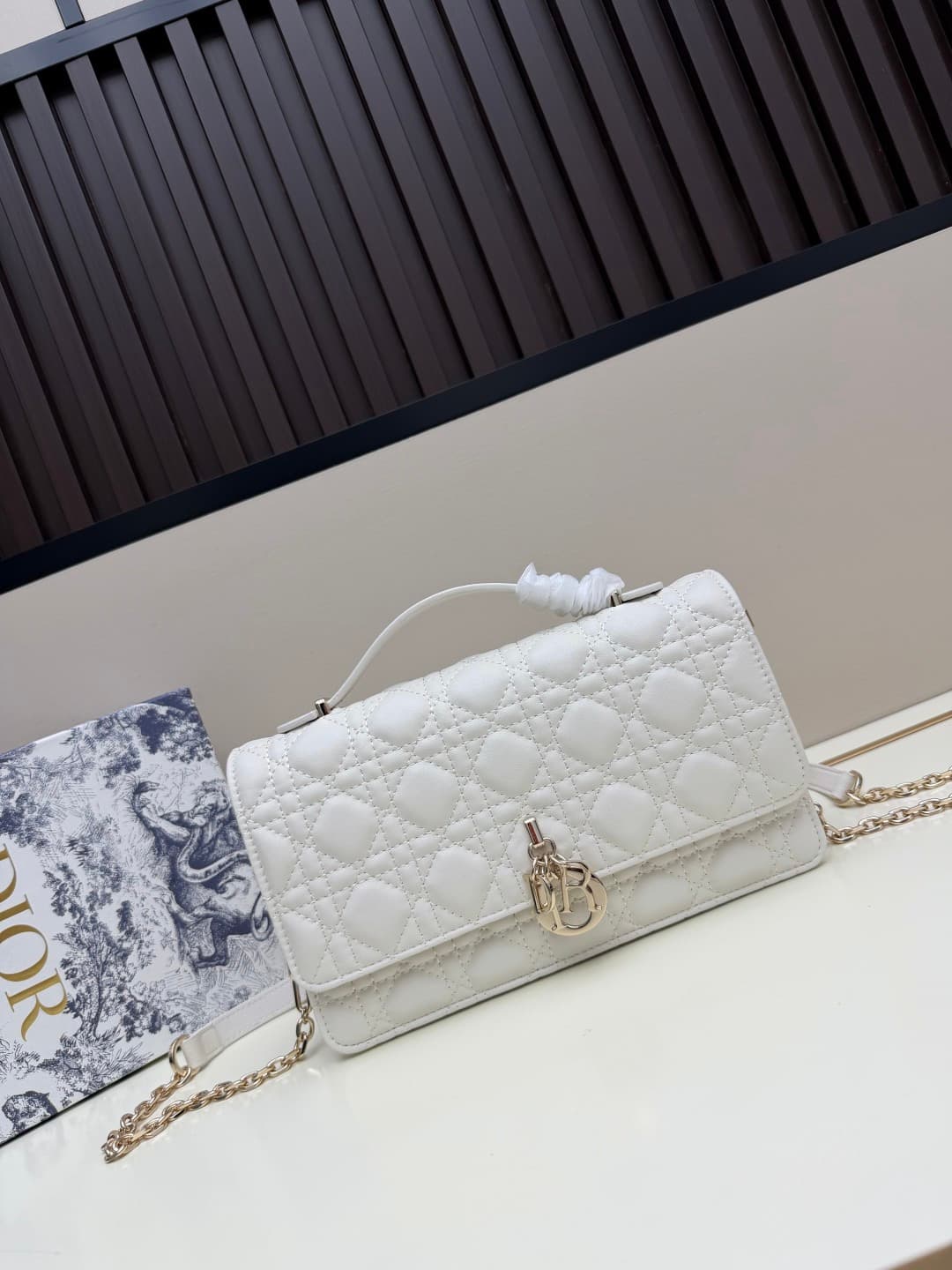 C1864 New large-sized💰 with leather box, summer style🆕 French romance | Dior Lady handbag🌹||| Isn’t everyone aware of the Dior Lady? — image 4