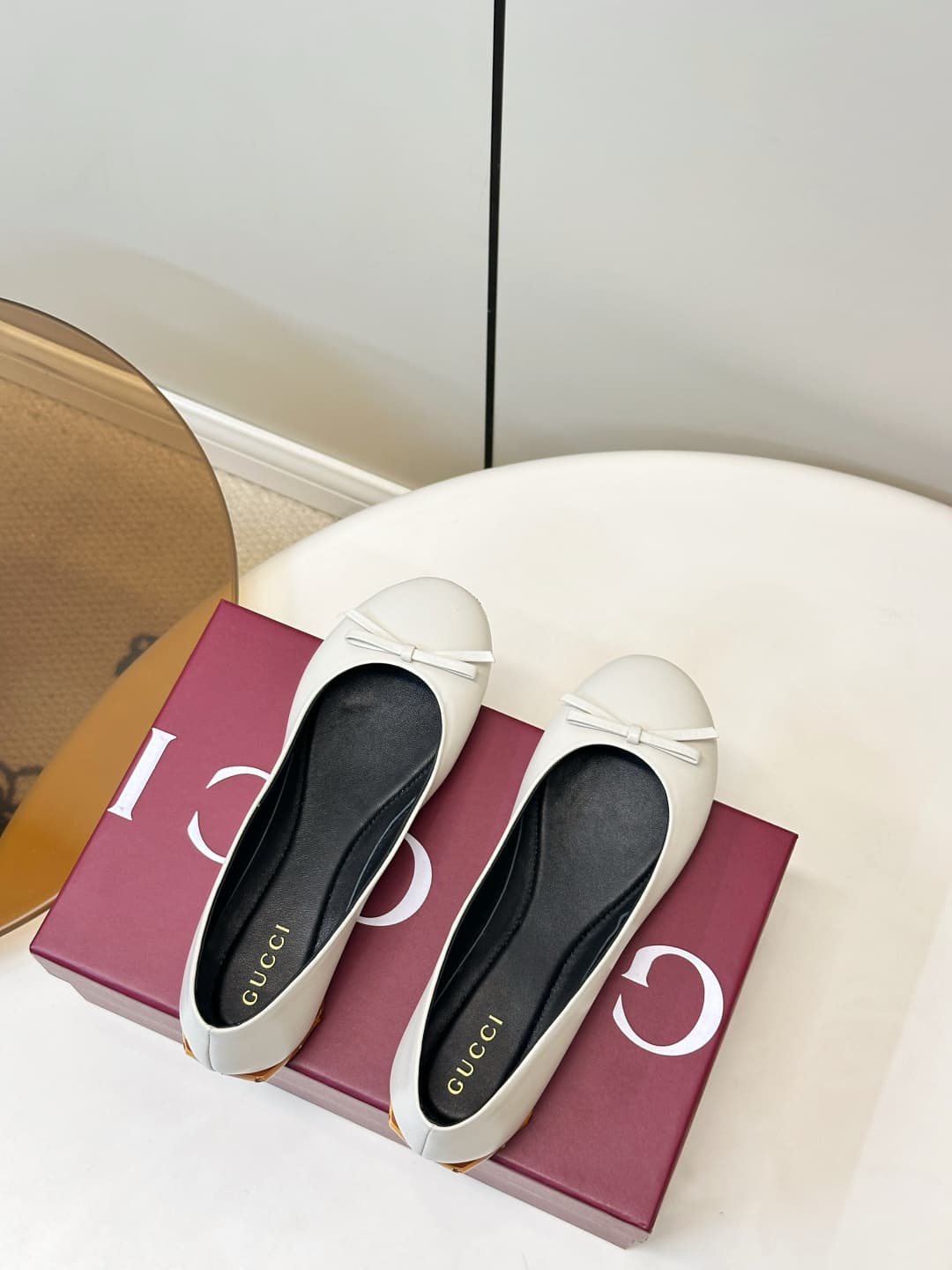 D6905 Gucci | Gucci 26ss bowed ballet flat shoes — image 4