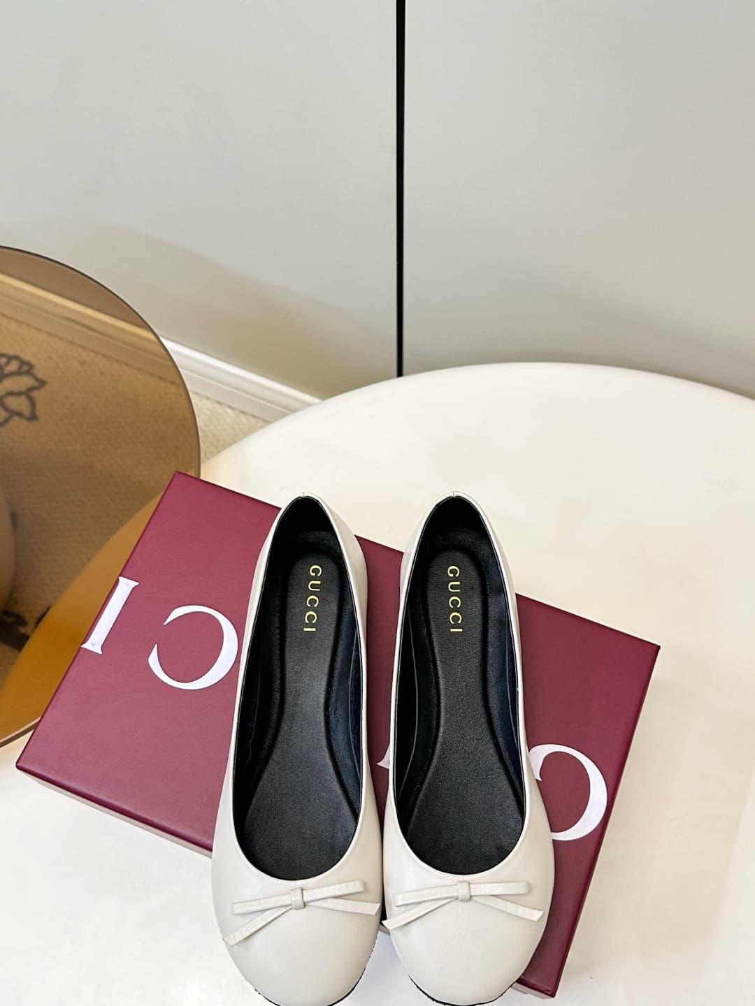 D6905 Gucci | Gucci 26ss bowed ballet flat shoes — image 8