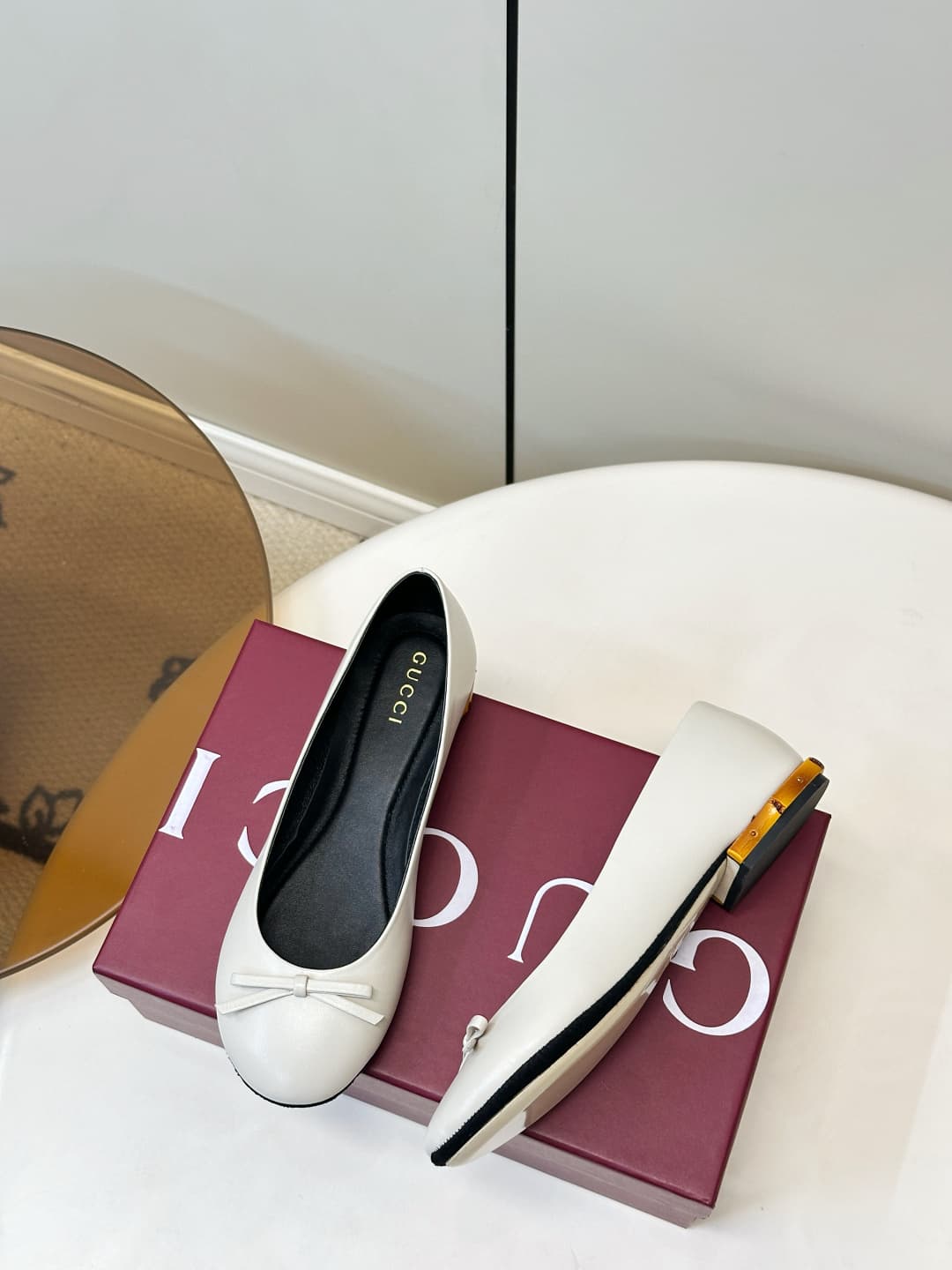 D6905 Gucci | Gucci 26ss bowed ballet flat shoes — image 5