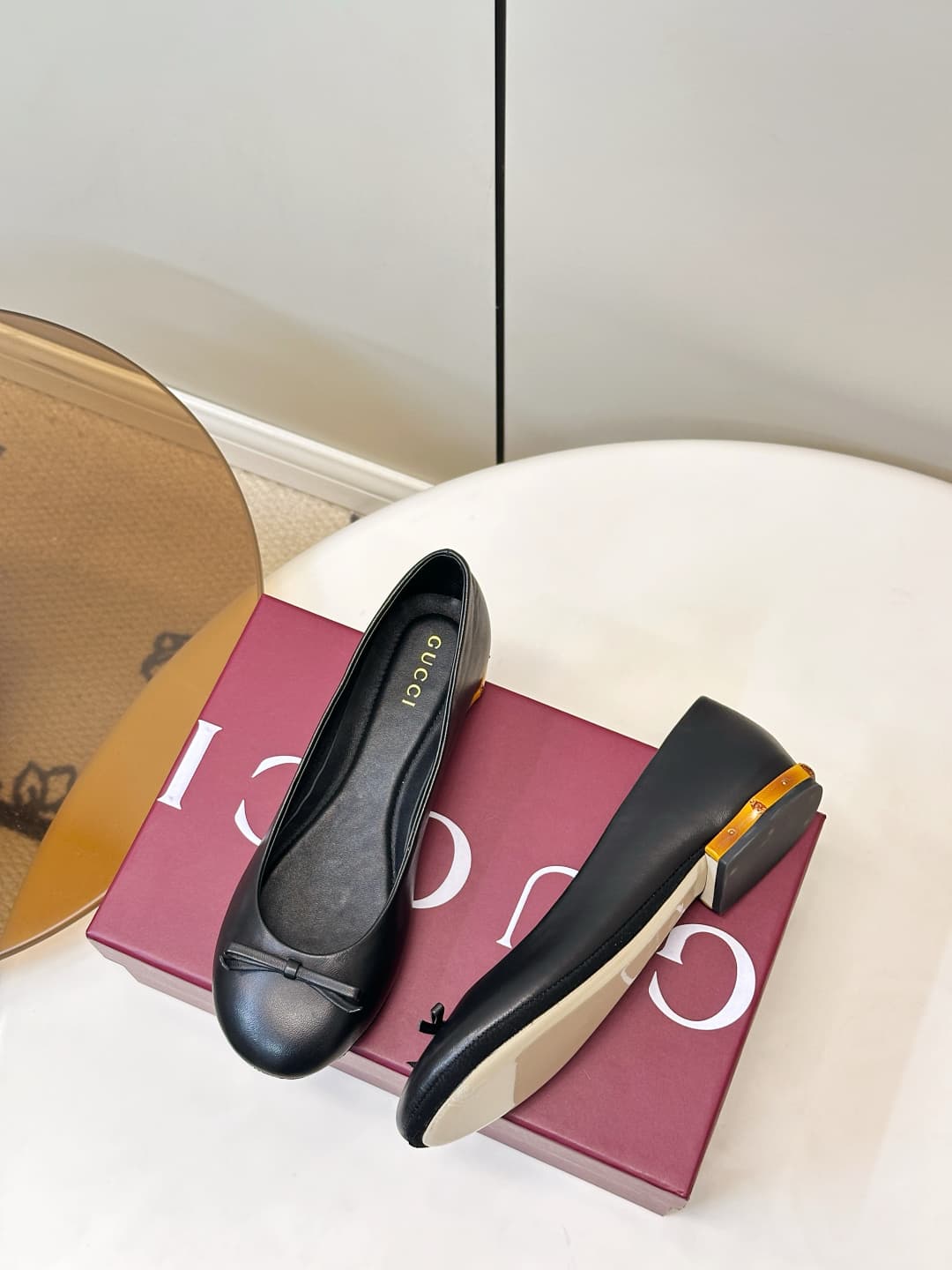 D6904 Gucci | Gucci 26ss bowed ballet flats — image 5