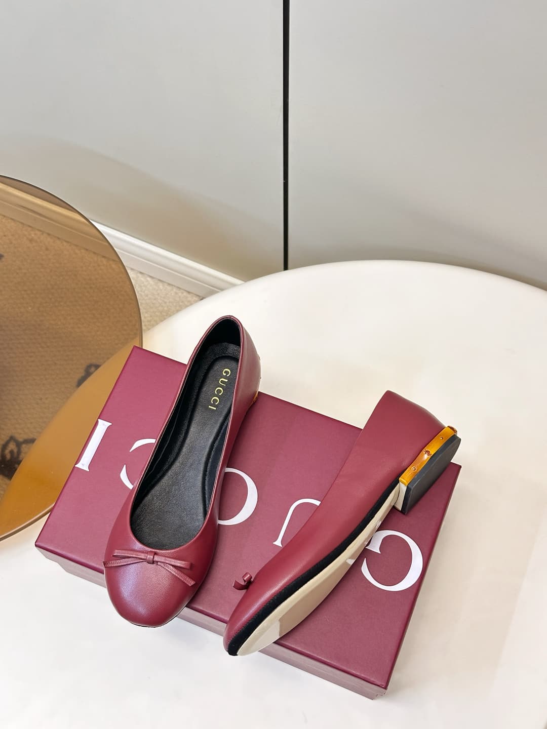 D6903 Gucci | Gucci 26ss bowed ballet flat shoes — image 5