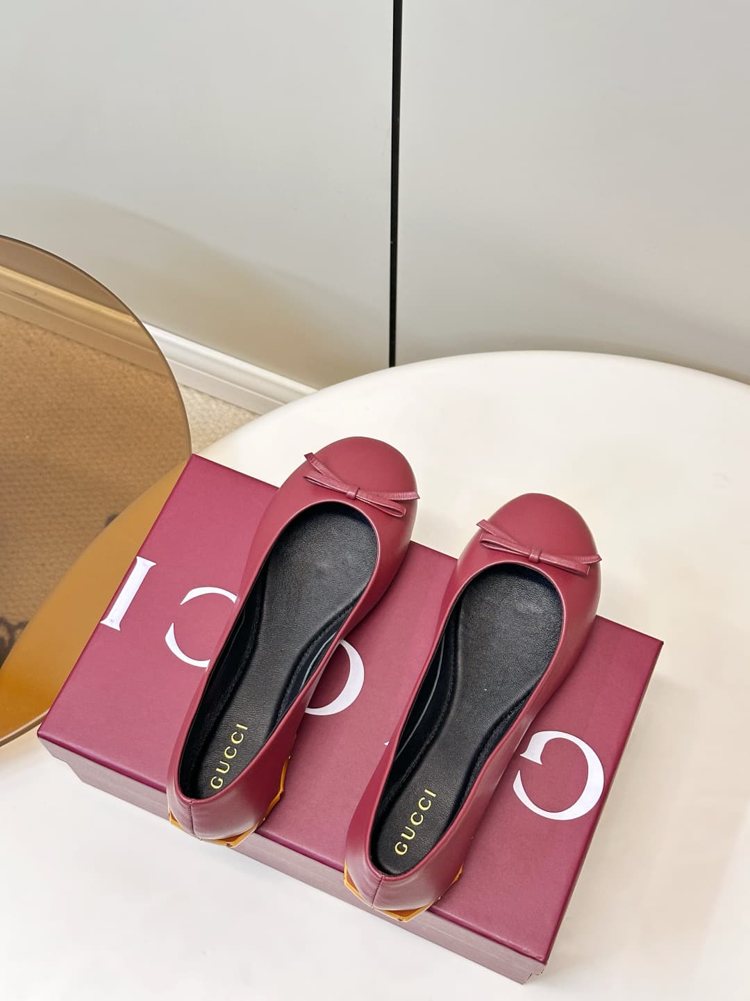 D6903 Gucci | Gucci 26ss bowed ballet flat shoes — image 4
