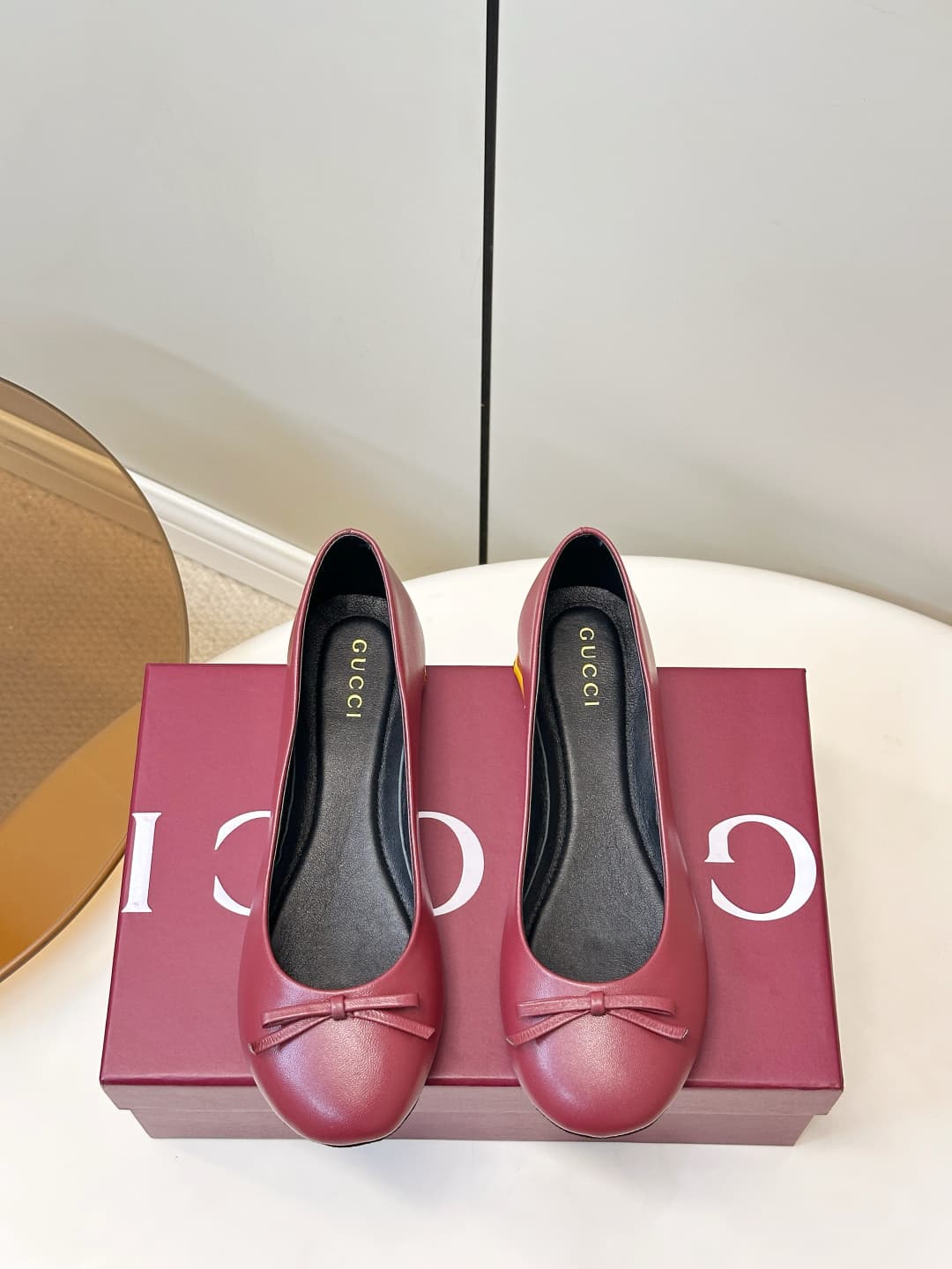 D6903 Gucci | Gucci 26ss bowed ballet flat shoes — image 1