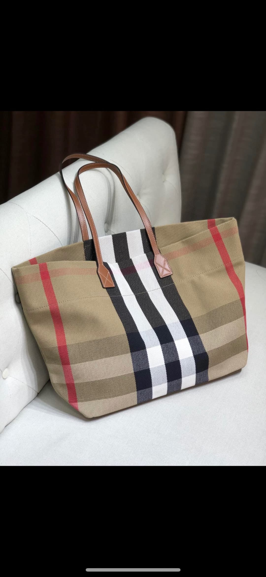 C50 Lady’s classic plaid shoulder bag, ultra-lightweight, with a large capacity and high practicality! — image 3
