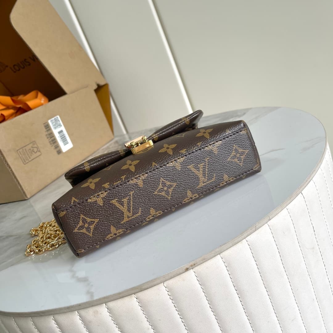 C5253 [163C01 Chip Version] Internal price P. Model number: M28426. Enhanced version of the original model💪【Exclusive real photo background image】This Nano Madeleine handbag features a Monogram pattern on the canvas, reflecting the signature style of Loui — image 4