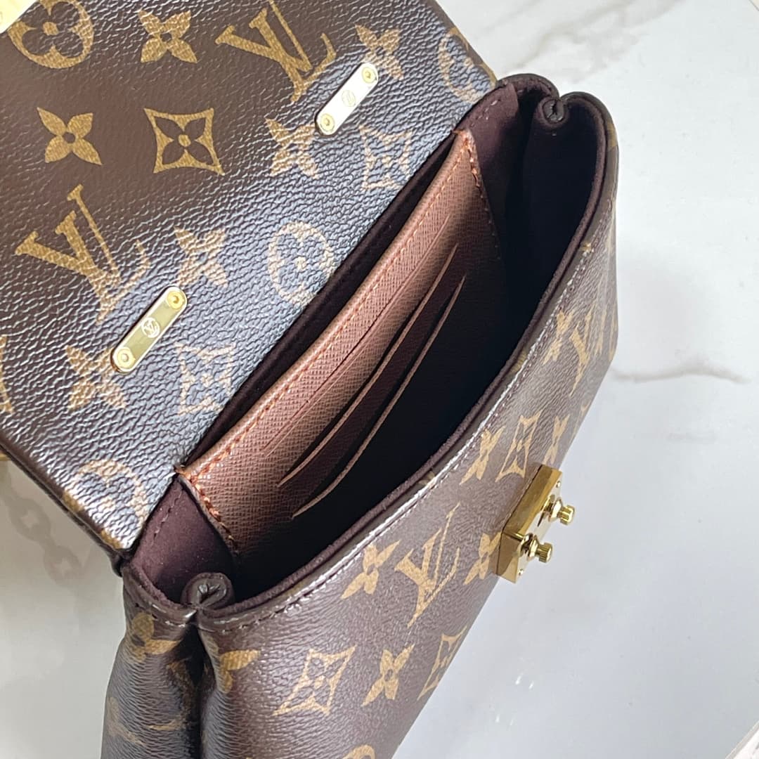 C5253 [163C01 Chip Version] Internal price P. Model number: M28426. Enhanced version of the original model💪【Exclusive real photo background image】This Nano Madeleine handbag features a Monogram pattern on the canvas, reflecting the signature style of Loui — image 8