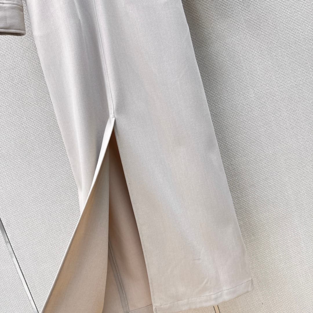 C18440 C-shaped skirt Bc 26Ss————The latest style in early spring: a dress with woven belt decoration and a stylish suit-like cut🖤 It’s a skirt that’s suitable for both work and daily use; easy to wear in various situations. The length goes above the knee — image 6