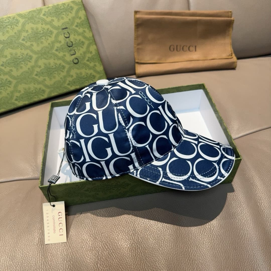 C29866 Bag-shaped hat, new Gucci baseball cap model. Features Gucci embroidery. Custom-made by 1:1. Made from premium sailcloth and top-grade cowhide material, with pure cotton lining – lightweight and breathable! Excellent quality. Standard head circumfe — image 4