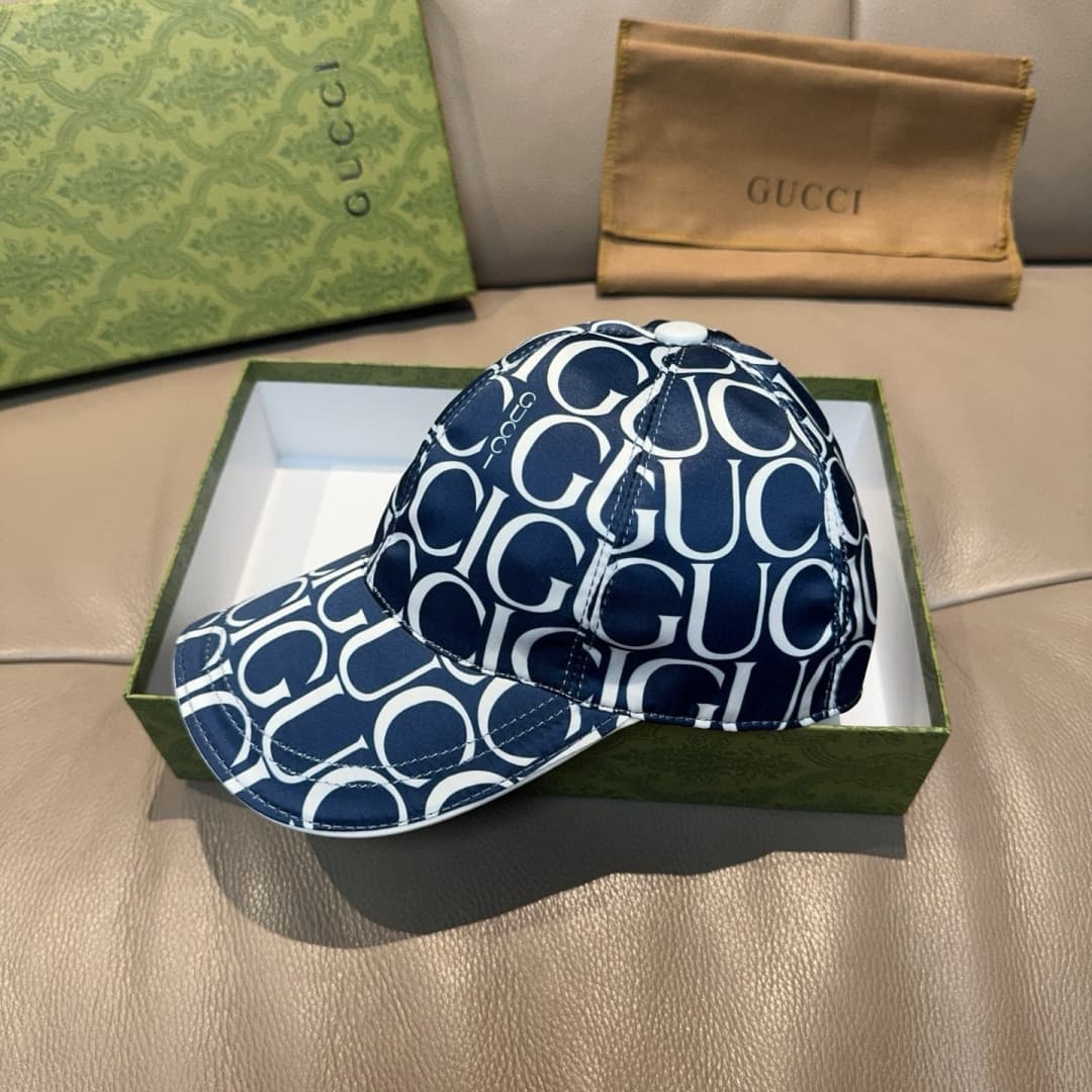 C29866 Bag-shaped hat, new Gucci baseball cap model. Features Gucci embroidery. Custom-made by 1:1. Made from premium sailcloth and top-grade cowhide material, with pure cotton lining – lightweight and breathable! Excellent quality. Standard head circumfe — image 3