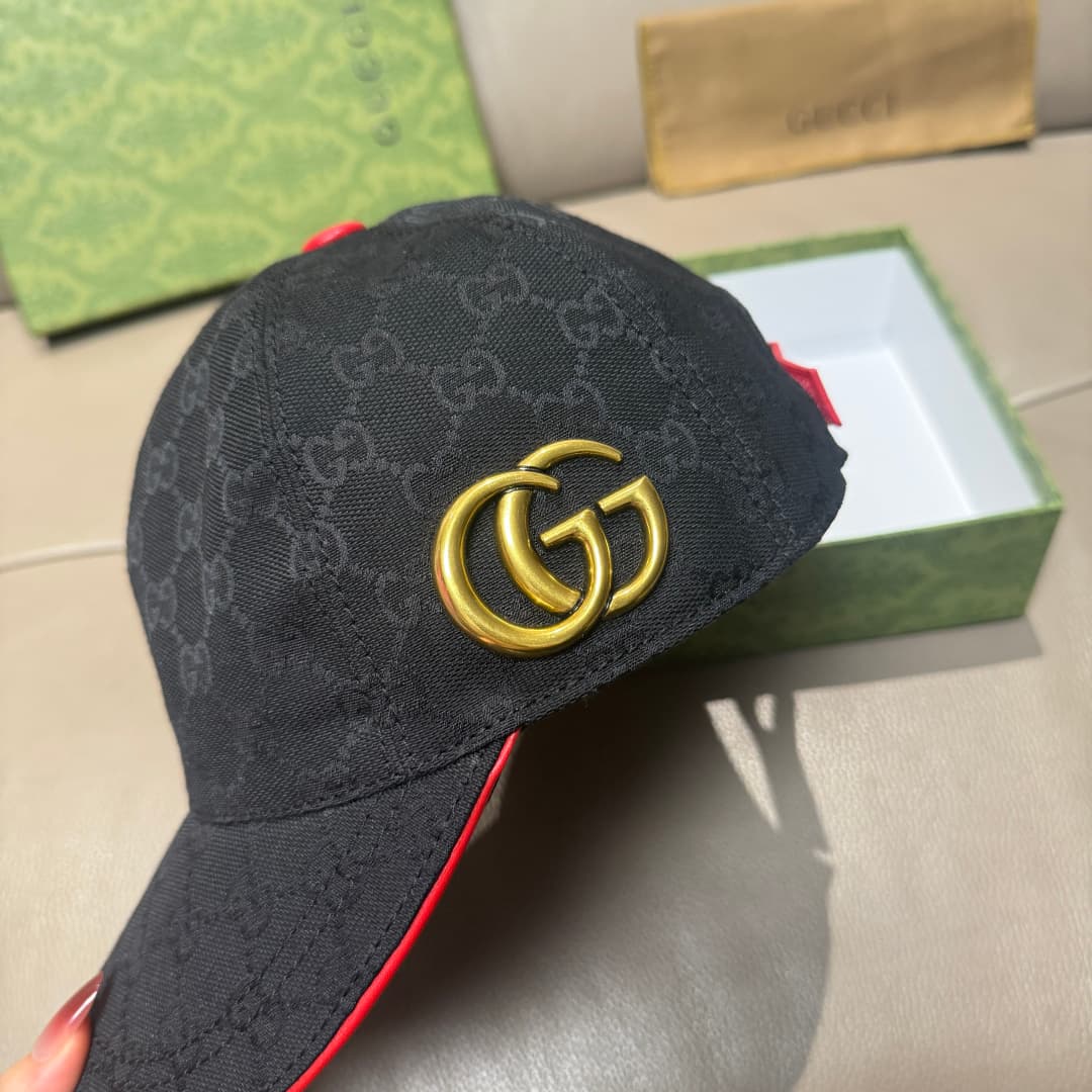 C29865 Packaged in a cloth bag. Gucci new model baseball cap. Metal “double G” logo. The latest model from the official store. 1: 1 – custom molded and made to order. Authentic hardware, original帆 cloth material + top-grade cowhide leather. Original facto — image 3
