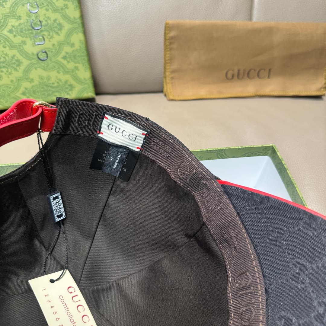 C29865 Packaged in a cloth bag. Gucci new model baseball cap. Metal “double G” logo. The latest model from the official store. 1: 1 – custom molded and made to order. Authentic hardware, original帆 cloth material + top-grade cowhide leather. Original facto — image 6