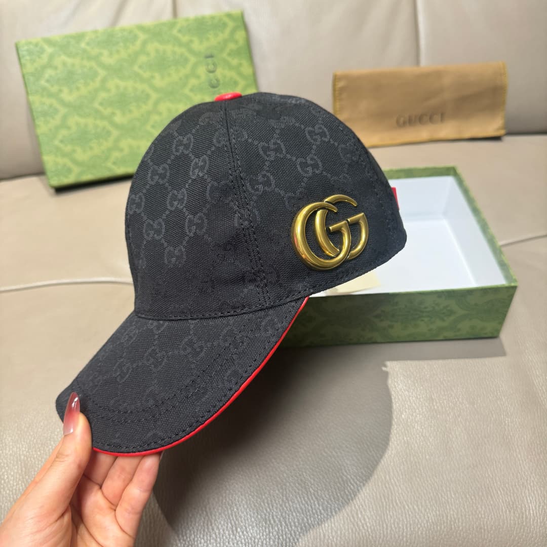 C29865 Packaged in a cloth bag. Gucci new model baseball cap. Metal “double G” logo. The latest model from the official store. 1: 1 – custom molded and made to order. Authentic hardware, original帆 cloth material + top-grade cowhide leather. Original facto — image 2