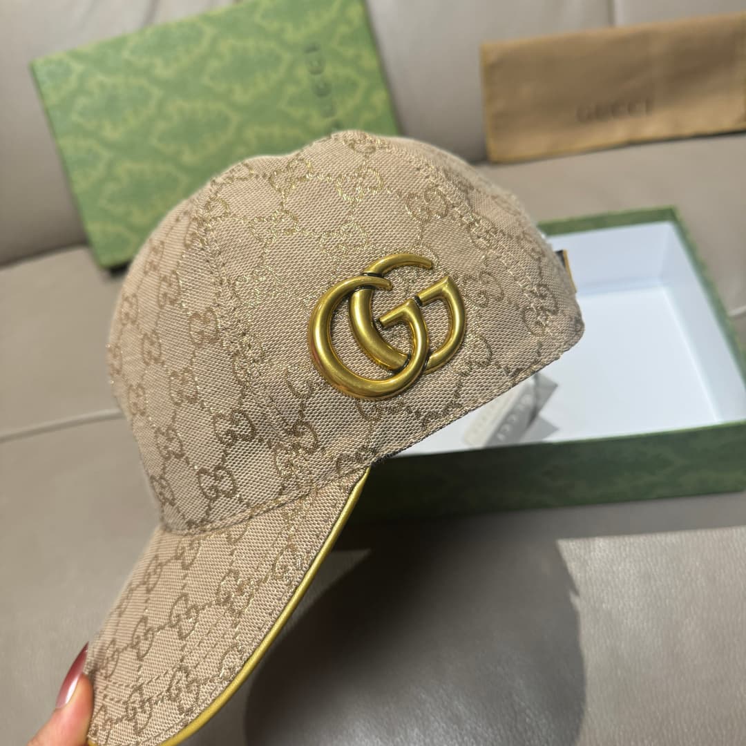 C29864 Packaged in a cloth bag. Gucci new model baseball cap with metal “double G” logo. The latest model from the official store. 1: 1 – custom-molded, authentic hardware. Original canvas material + first-grade cowhide leather. High-quality original prod — image 3