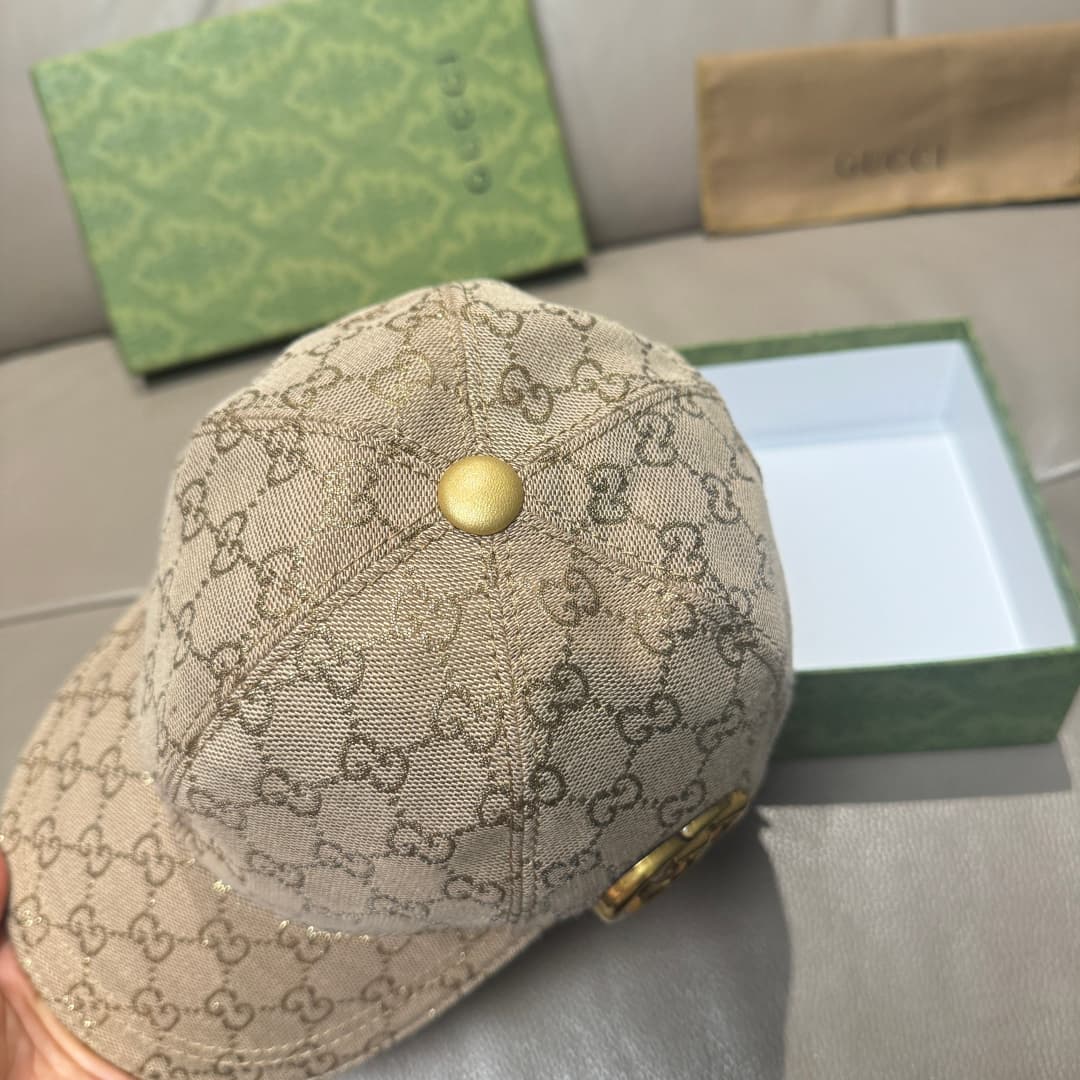 C29864 Packaged in a cloth bag. Gucci new model baseball cap with metal “double G” logo. The latest model from the official store. 1: 1 – custom-molded, authentic hardware. Original canvas material + first-grade cowhide leather. High-quality original prod — image 4