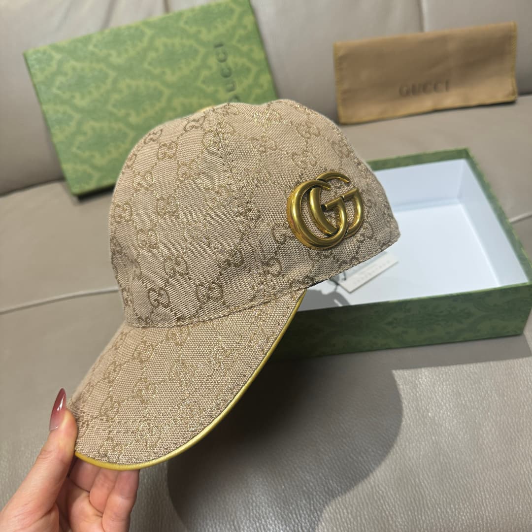C29864 Packaged in a cloth bag. Gucci new model baseball cap with metal “double G” logo. The latest model from the official store. 1: 1 – custom-molded, authentic hardware. Original canvas material + first-grade cowhide leather. High-quality original prod — image 2