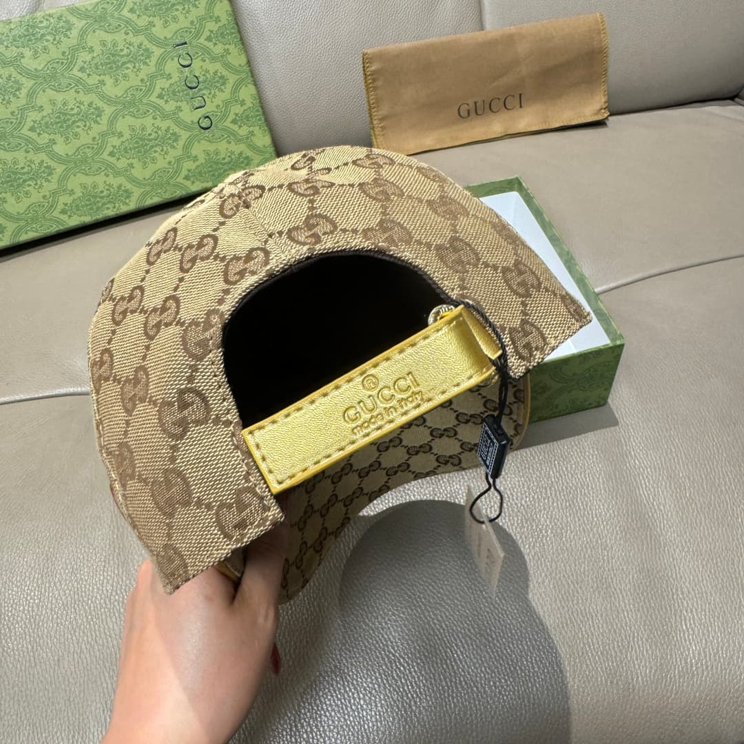 C29863 Packaged in a cloth bag. Gucci new model baseball cap with metal “double G” logo. The latest model from the store. 1: 1 – custom-molded and authentic hardware. Original canvas material + first-grade cowhide leather. High-quality original product! E — image 8