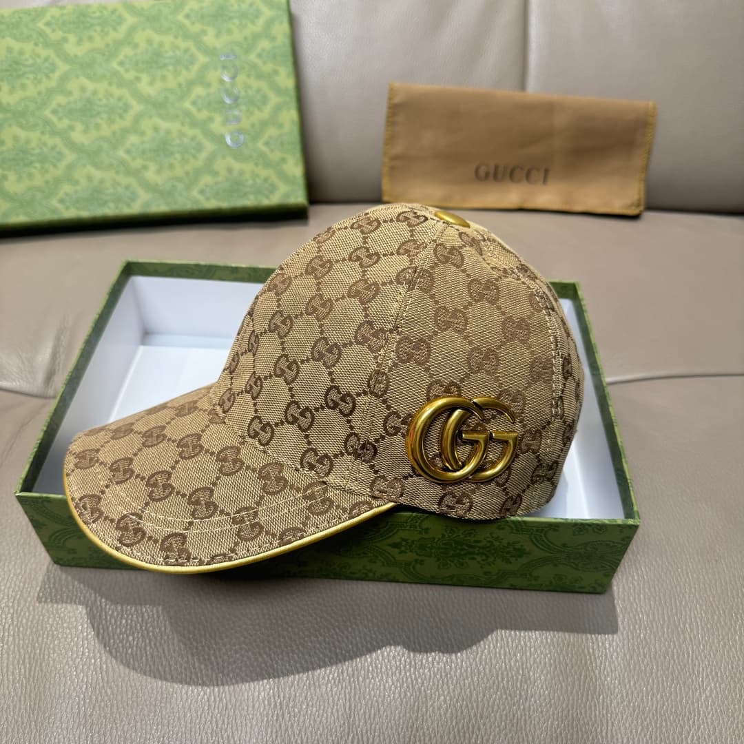 C29863 Packaged in a cloth bag. Gucci new model baseball cap with metal “double G” logo. The latest model from the store. 1: 1 – custom-molded and authentic hardware. Original canvas material + first-grade cowhide leather. High-quality original product! E — image 2