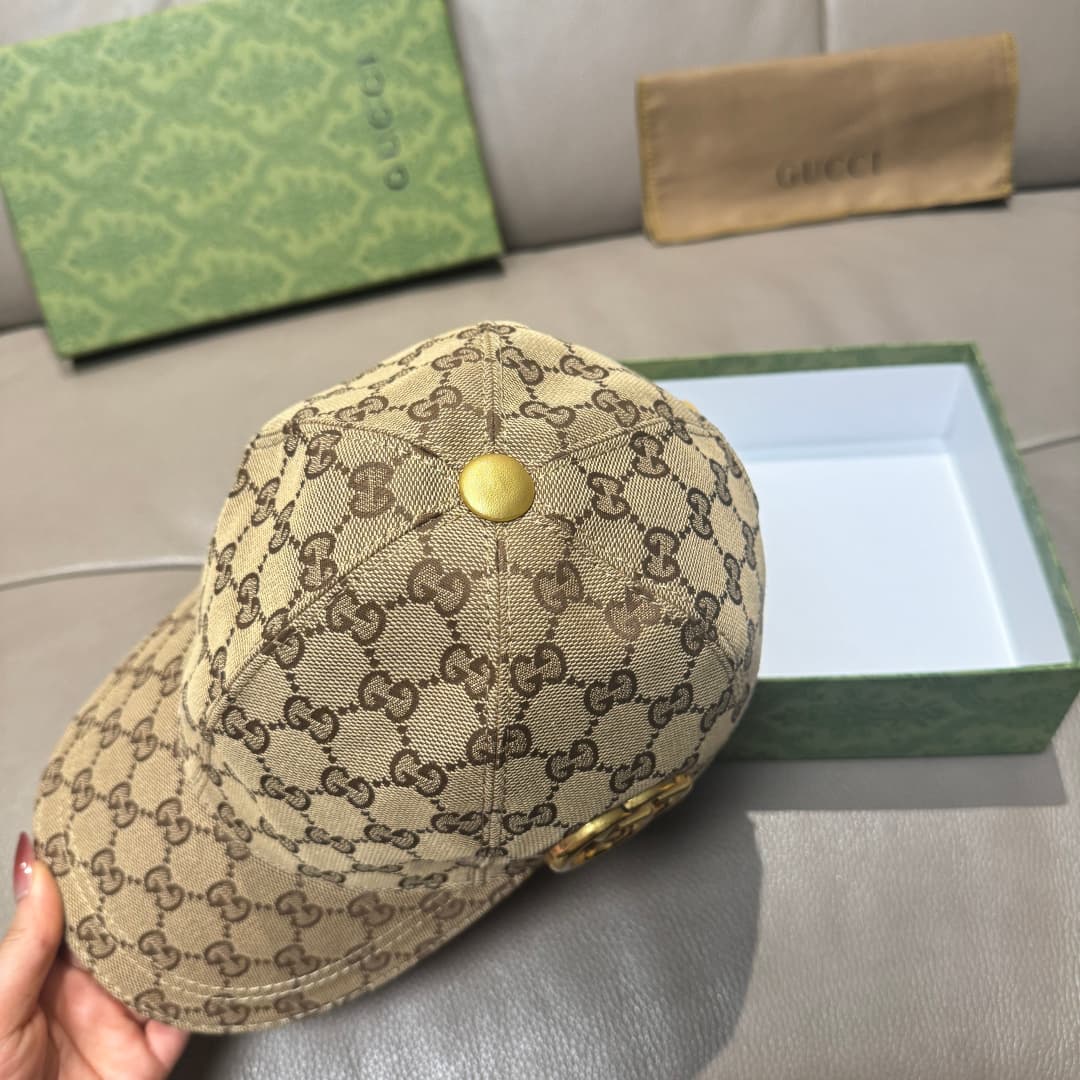 C29863 Packaged in a cloth bag. Gucci new model baseball cap with metal “double G” logo. The latest model from the store. 1: 1 – custom-molded and authentic hardware. Original canvas material + first-grade cowhide leather. High-quality original product! E — image 4