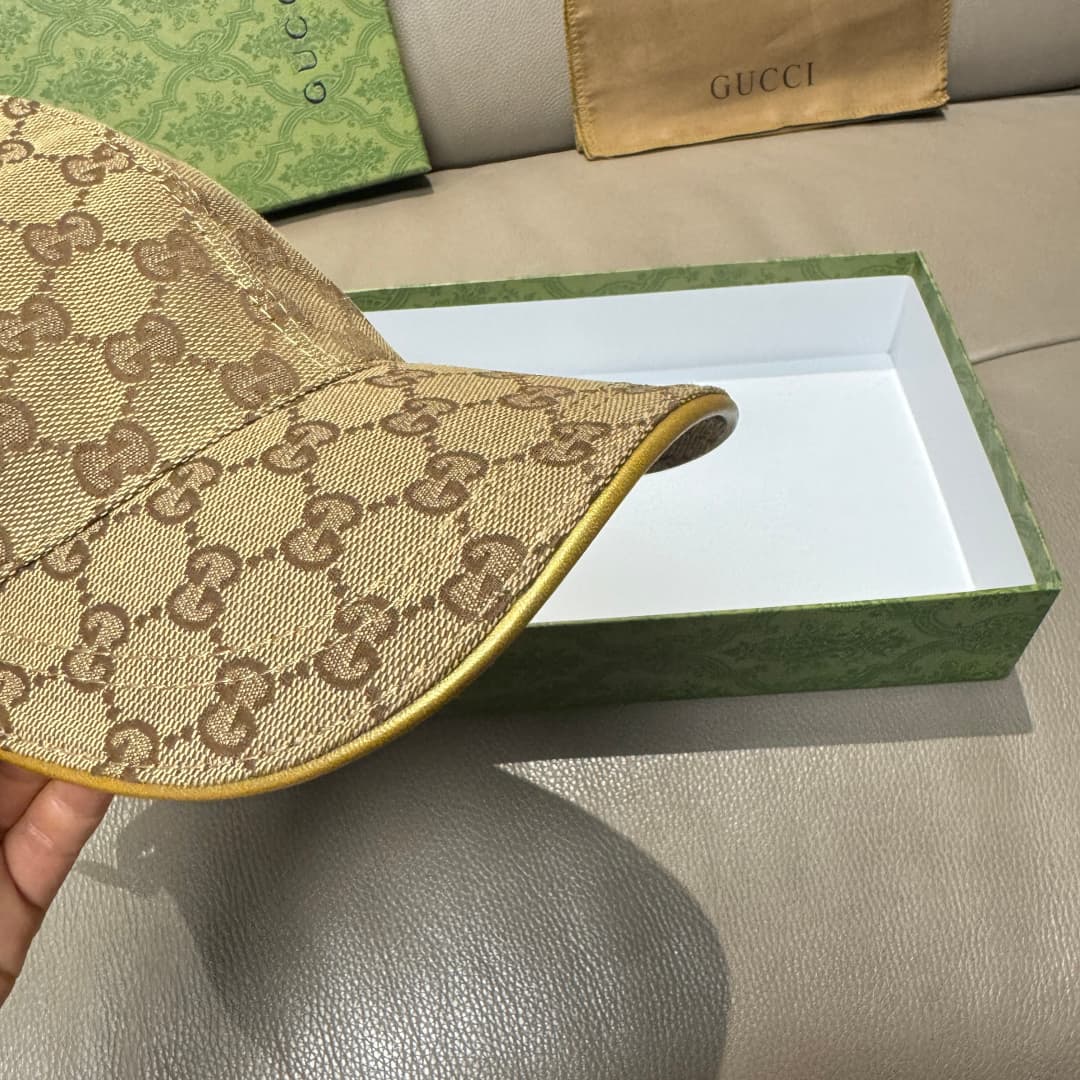 C29863 Packaged in a cloth bag. Gucci new model baseball cap with metal “double G” logo. The latest model from the store. 1: 1 – custom-molded and authentic hardware. Original canvas material + first-grade cowhide leather. High-quality original product! E — image 5