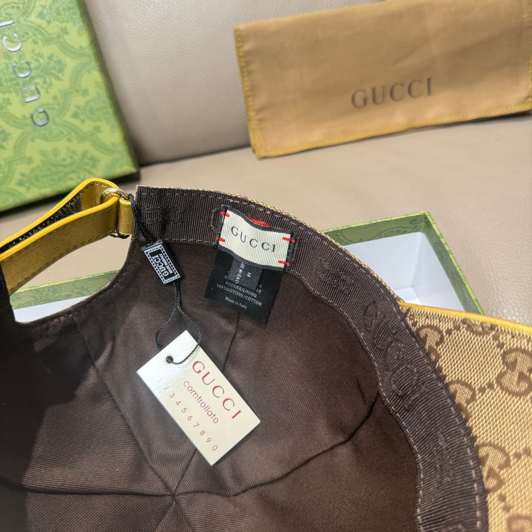 C29863 Packaged in a cloth bag. Gucci new model baseball cap with metal “double G” logo. The latest model from the store. 1: 1 – custom-molded and authentic hardware. Original canvas material + first-grade cowhide leather. High-quality original product! E — image 7