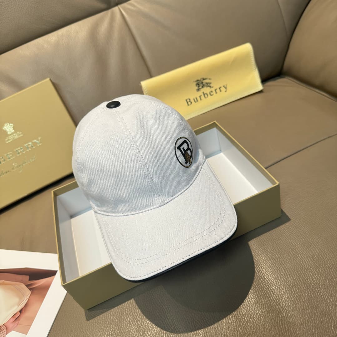 C29857 Bag with a box, Burberry’s latest original baseball cap. Customized by 1:1; printed with “Menghu” logo. Original canvas material + top-grade cowhide fabric; high-quality craftsmanship, original factory quality. Exclusive physical photography. Avail — image 2