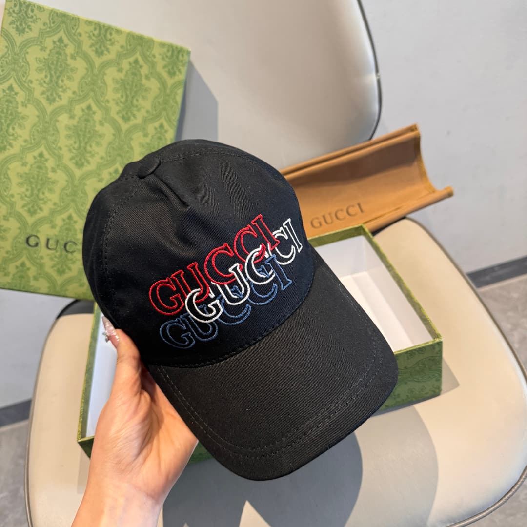 C29827 Bag with a box; GUCCI store’s new model baseball cap. 1: 1 – custom molded, with three-dimensional embroidery; exquisite and flawless! 100 – pure cotton material, original factory quality; exclusive real-life photography. — image 2