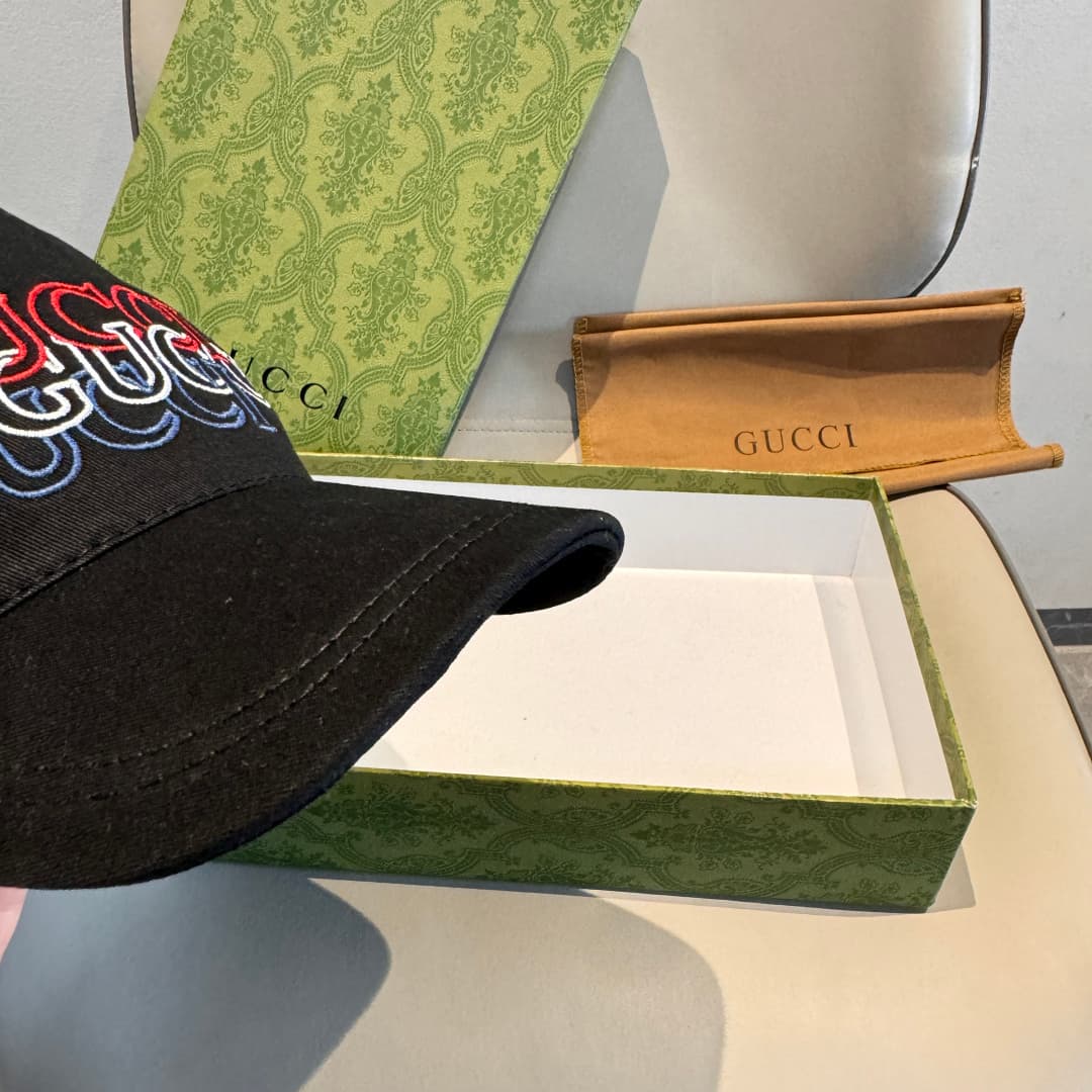 C29827 Bag with a box; GUCCI store’s new model baseball cap. 1: 1 – custom molded, with three-dimensional embroidery; exquisite and flawless! 100 – pure cotton material, original factory quality; exclusive real-life photography. — image 7