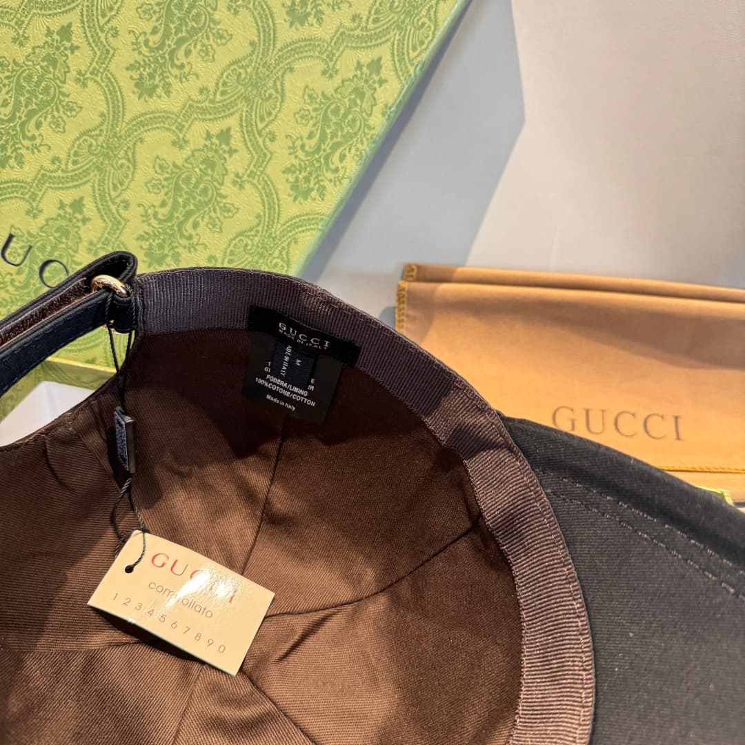 C29827 Bag with a box; GUCCI store’s new model baseball cap. 1: 1 – custom molded, with three-dimensional embroidery; exquisite and flawless! 100 – pure cotton material, original factory quality; exclusive real-life photography. — image 8