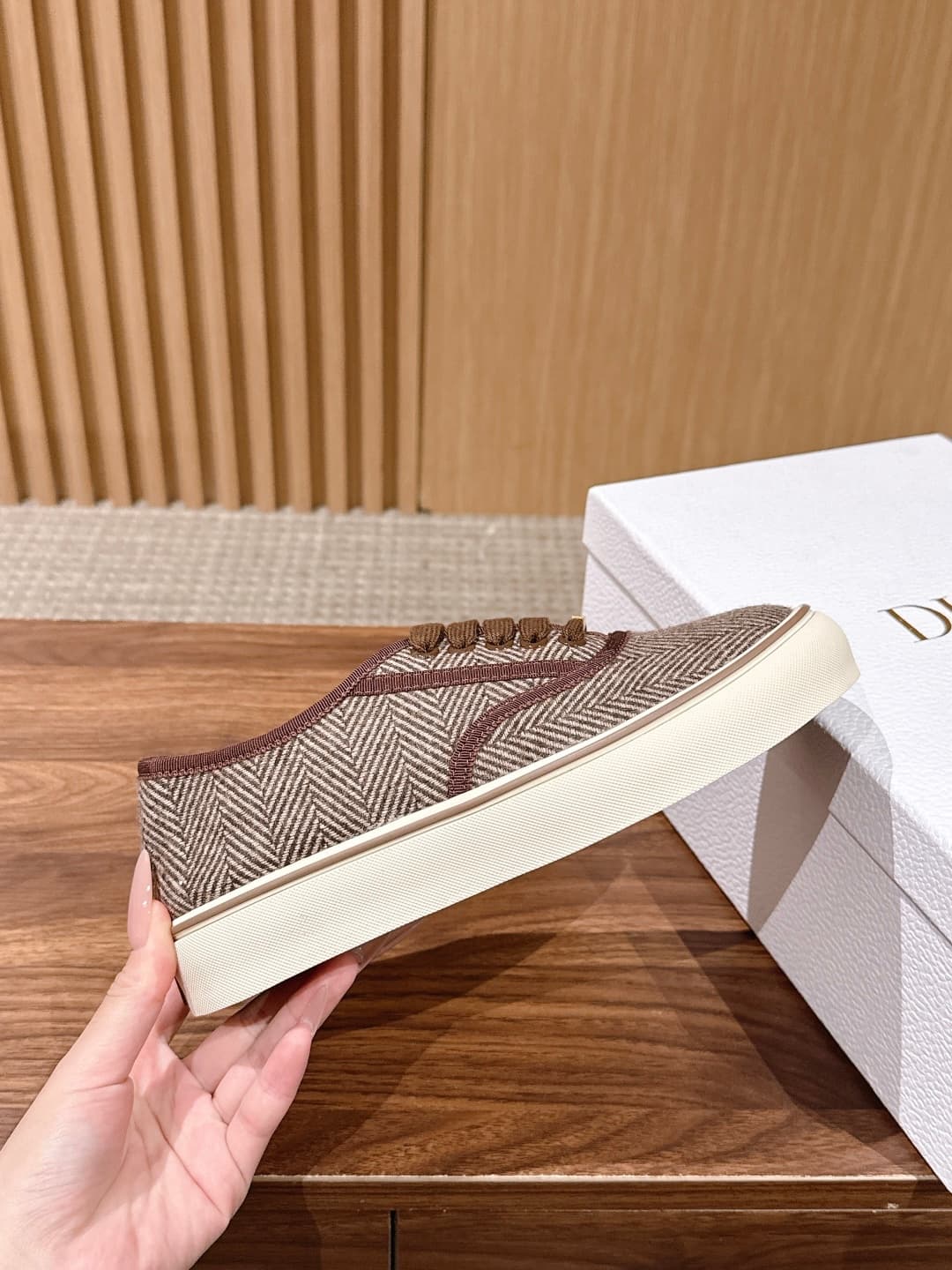 D5952 Top version: Christian Dior spring/summer new monogram leather loafers — image 5