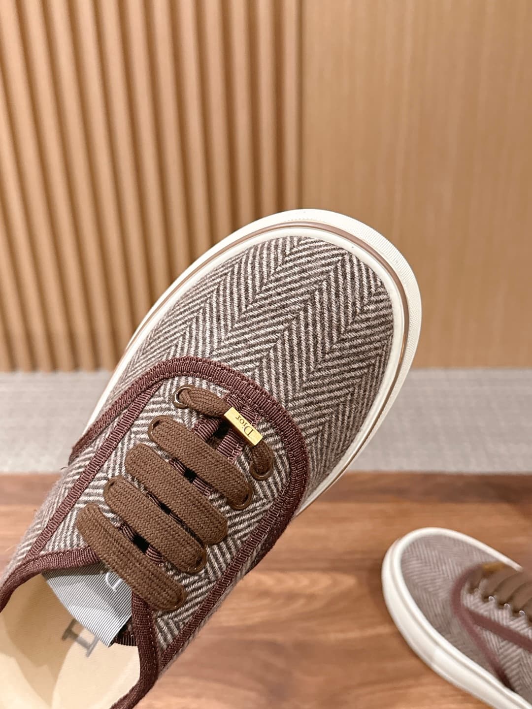 D5952 Top version: Christian Dior spring/summer new monogram leather loafers — image 6
