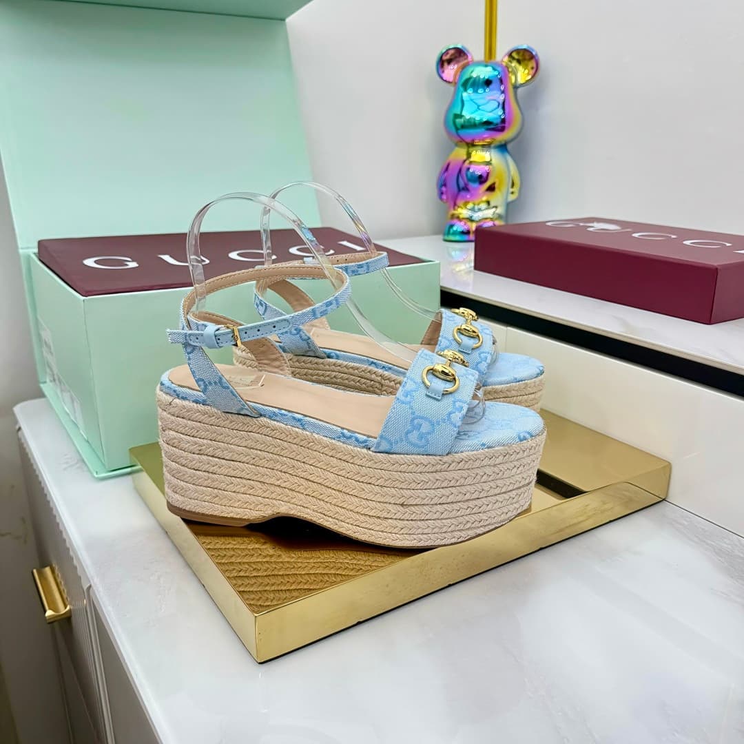 D6979 🌞 💰 Latest popular women’s flat sandals with buckle straps, medium heel, waterproof, and cool — image 2